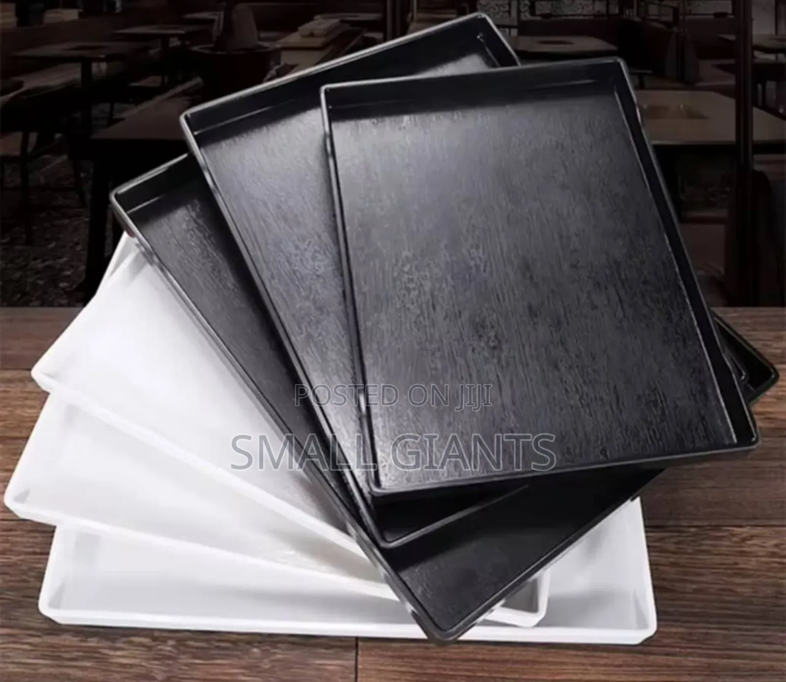Melamine 3pcs Rectangular Food Trays