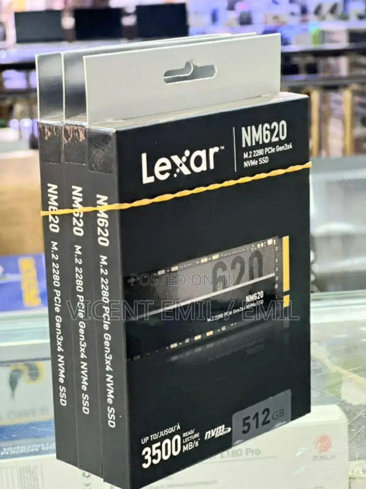 512gb SSD Nvme Single Cut Lexar 04