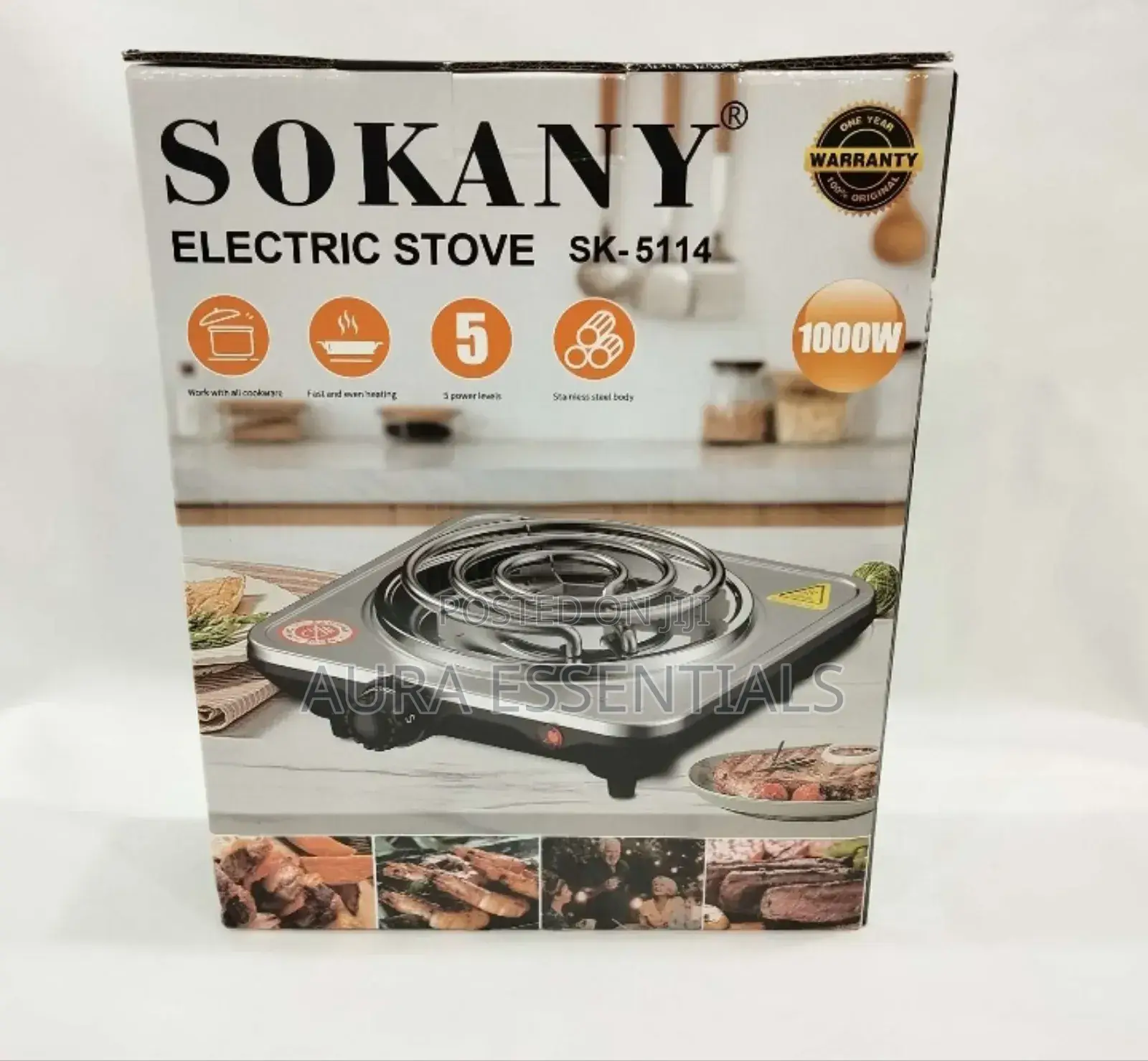 Sokany Sk 5114 Electric Coil Cooker