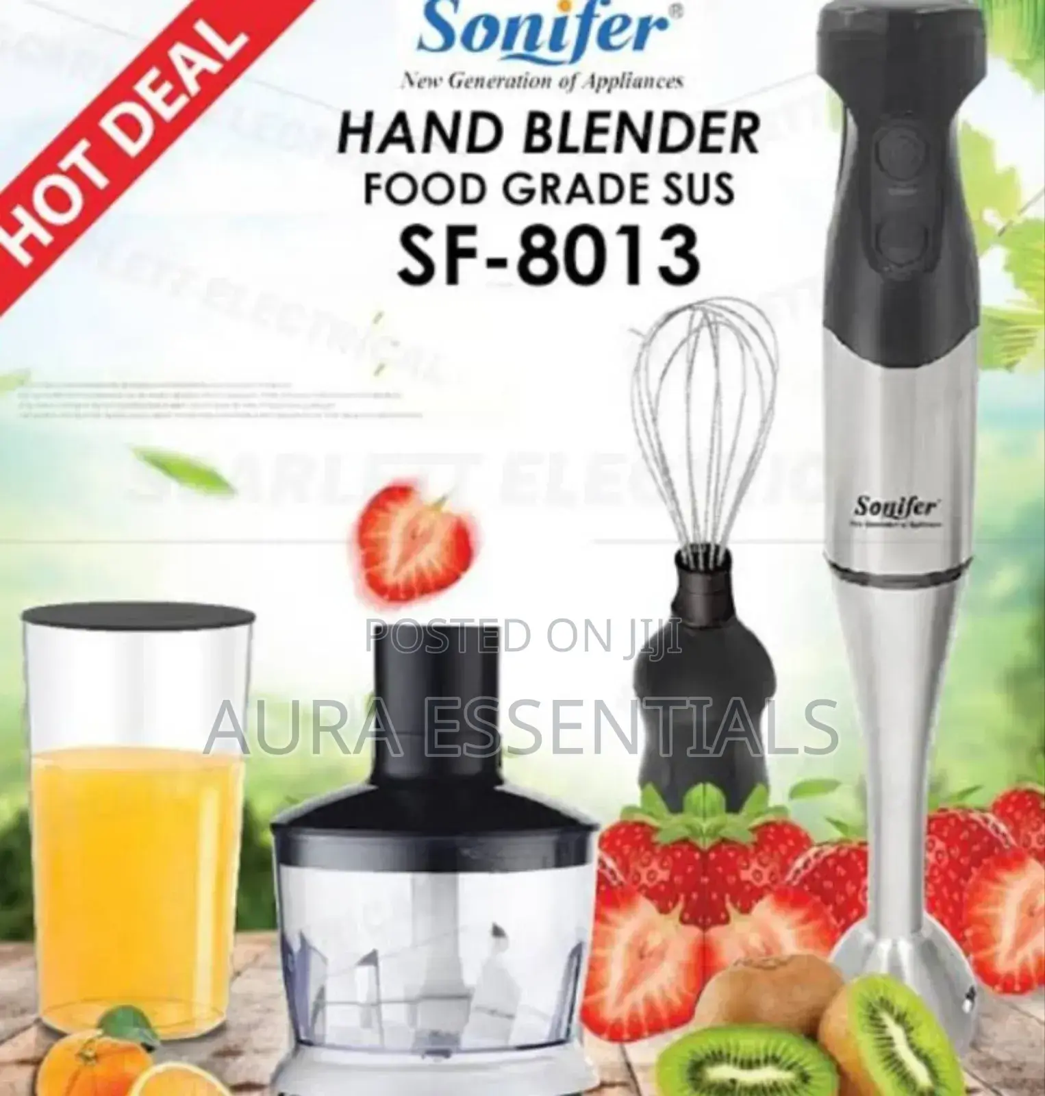 Hand Blender 3in1 Sonifer Sf-8013