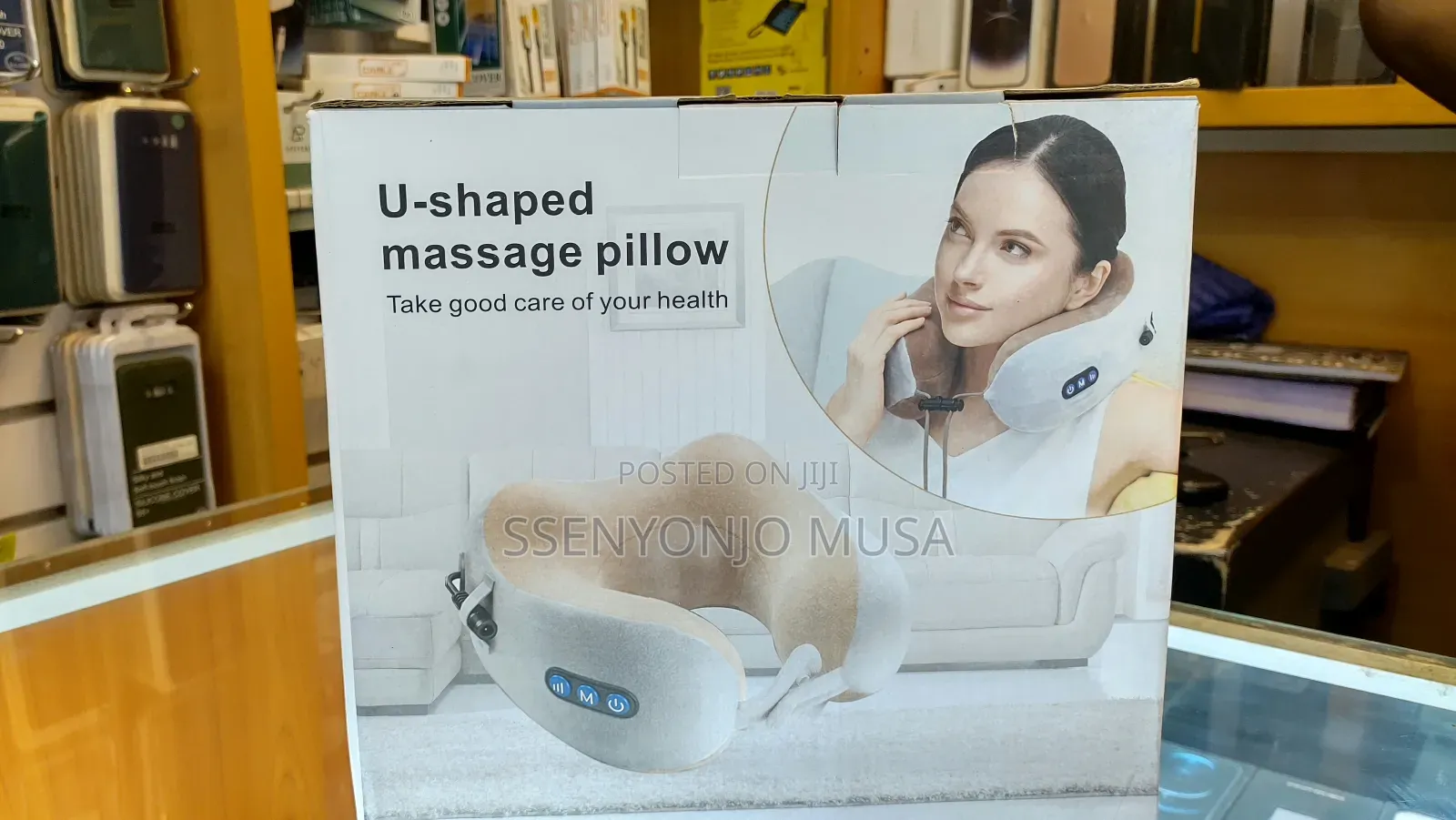 Massage Pillow - U-Shaped Neck Massager for Pain Relief