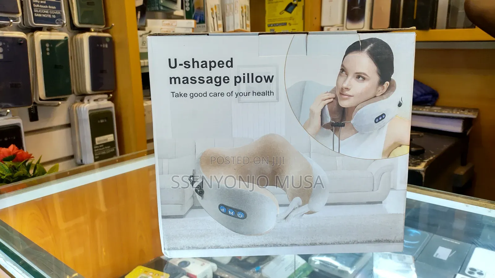 Massage Pillow - U-Shaped Neck Massager for Pain Relief