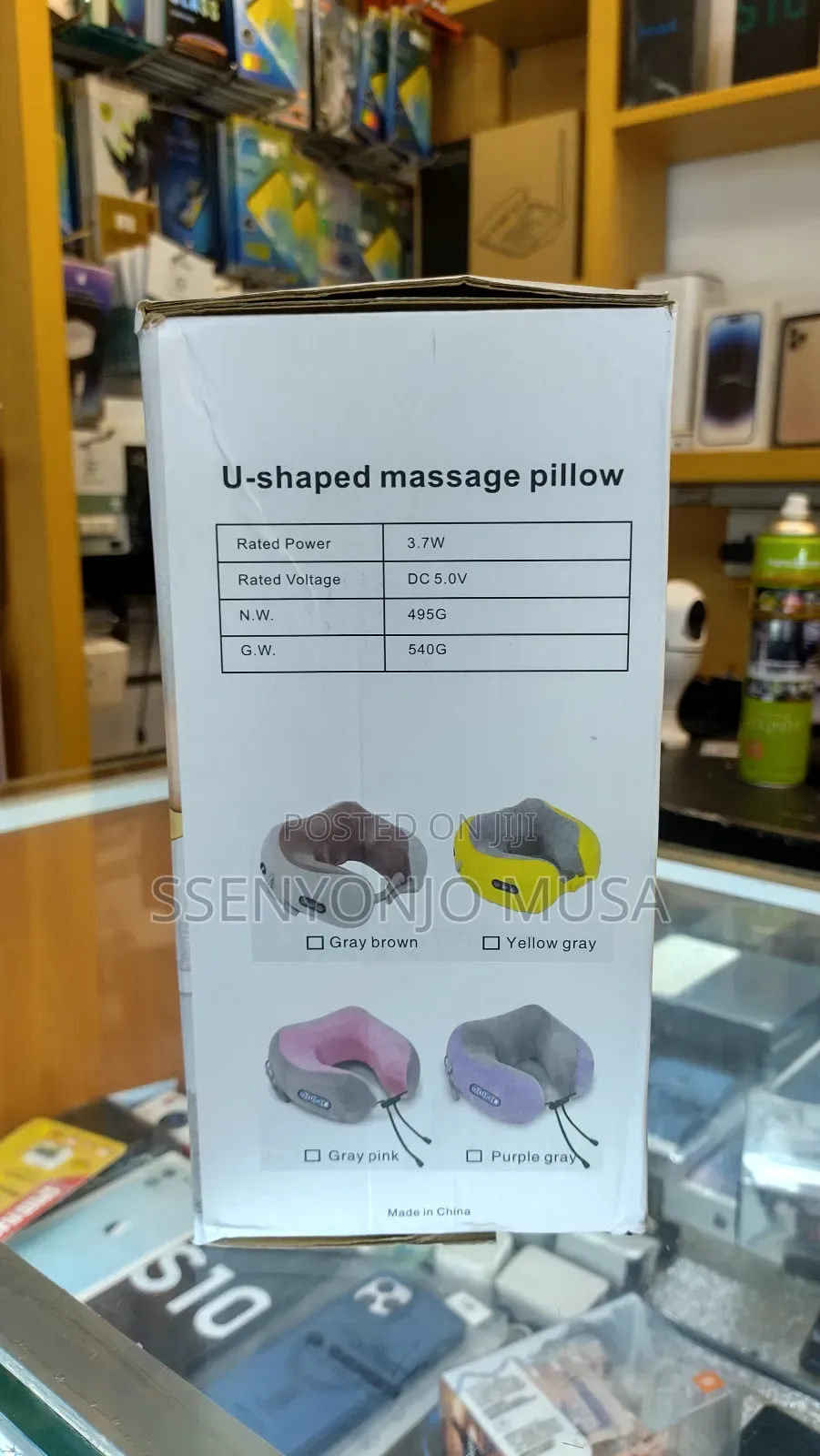 Massage Pillow - U-Shaped Neck Massager for Pain Relief