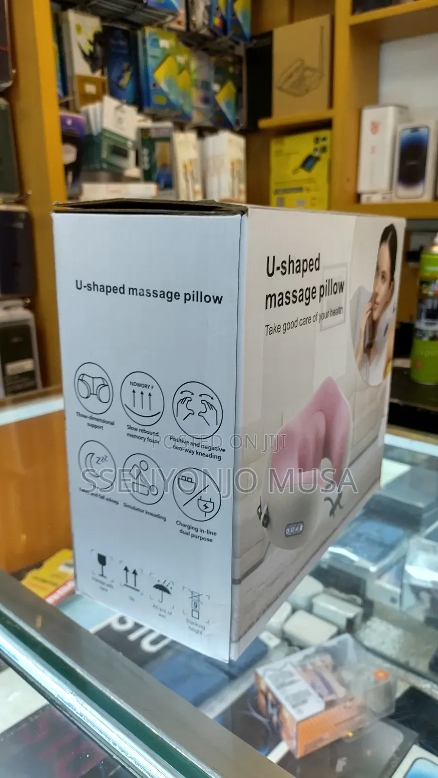 Massage Pillow - U-Shaped Neck Massager for Pain Relief