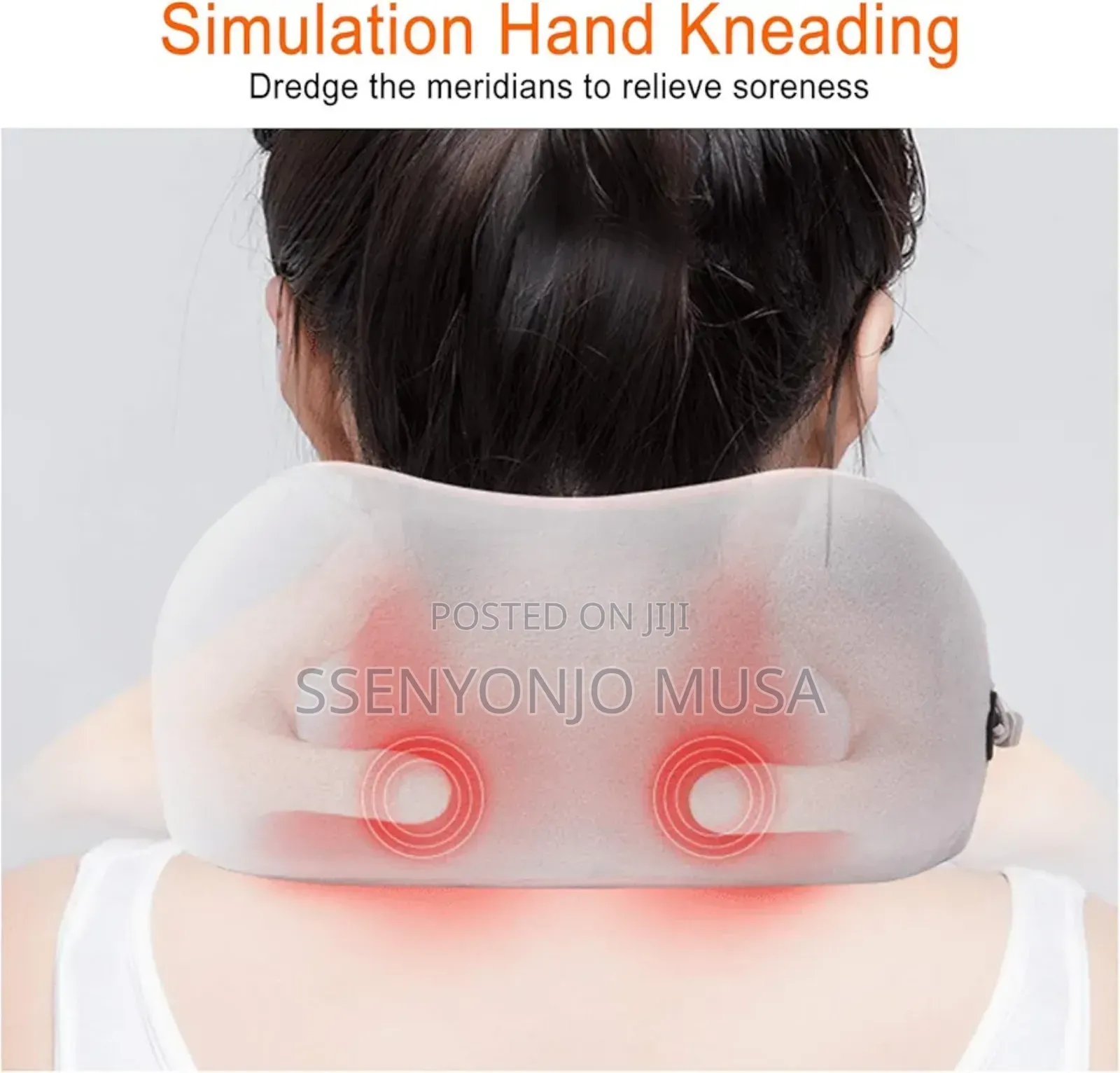 Massage Pillow - U-Shaped Neck Massager for Pain Relief