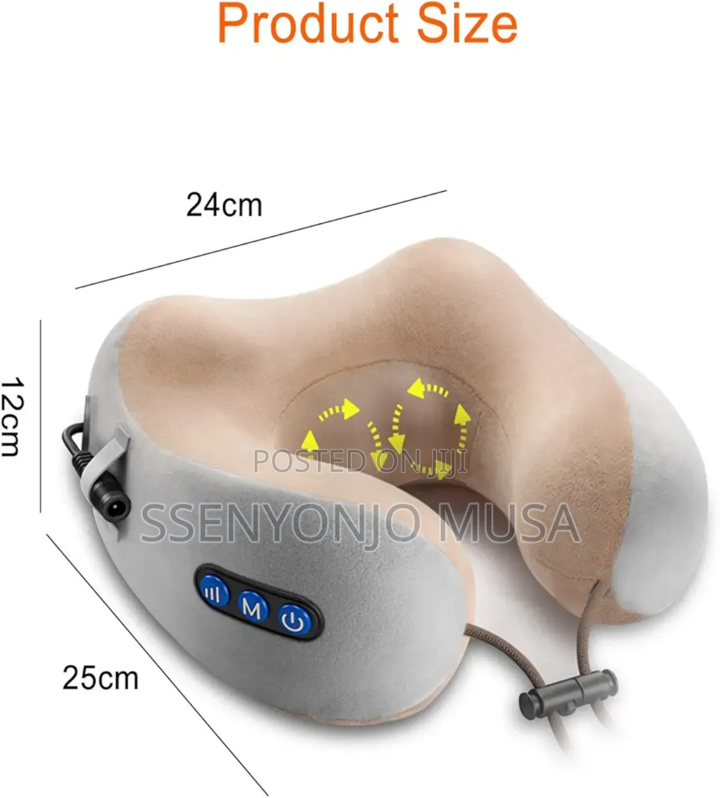 Massage Pillow - U-Shaped Neck Massager for Pain Relief