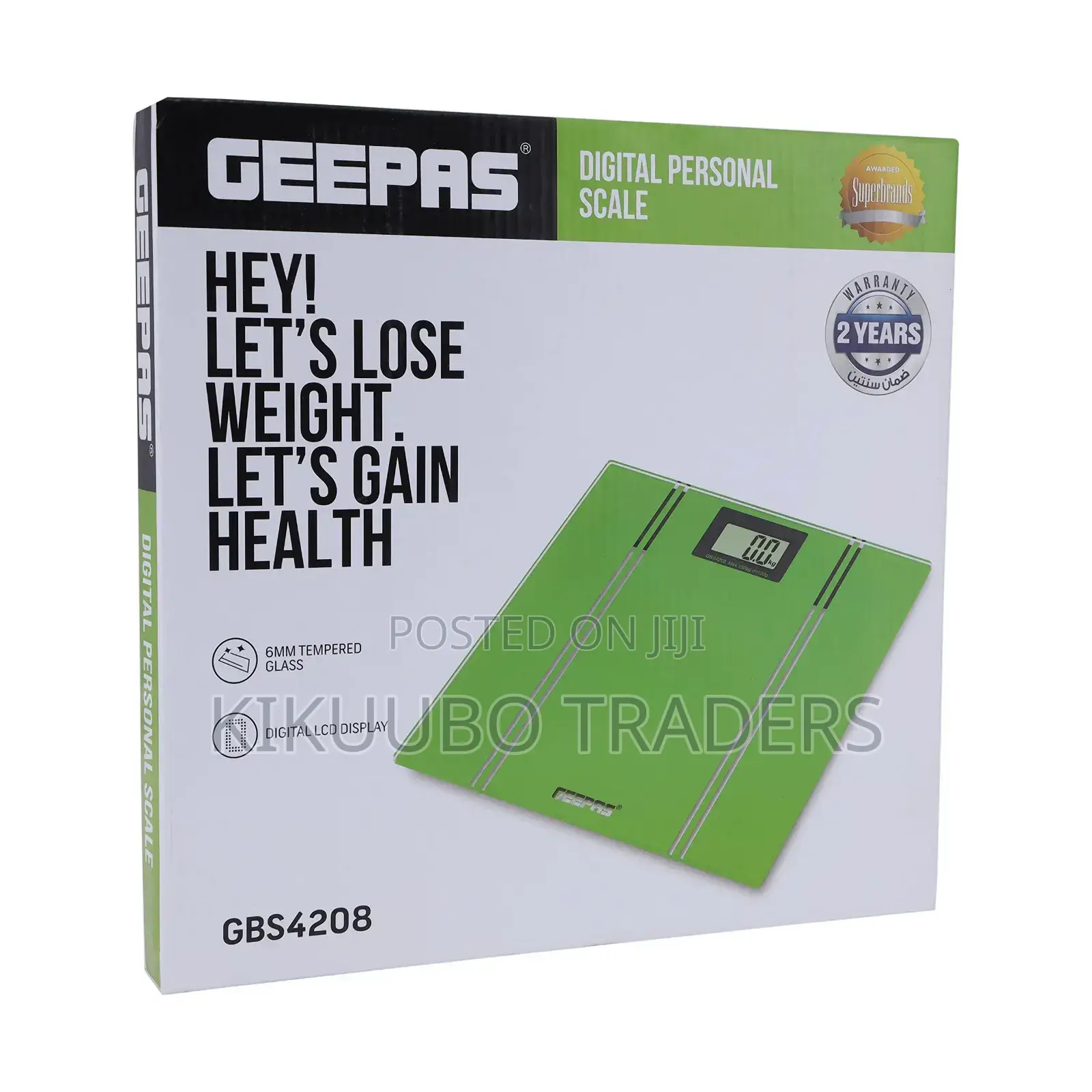 Geepas Scale Gbs4208 Personal Scale