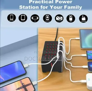 New 30-Port 150w/30a Multiple Usb Charging Station