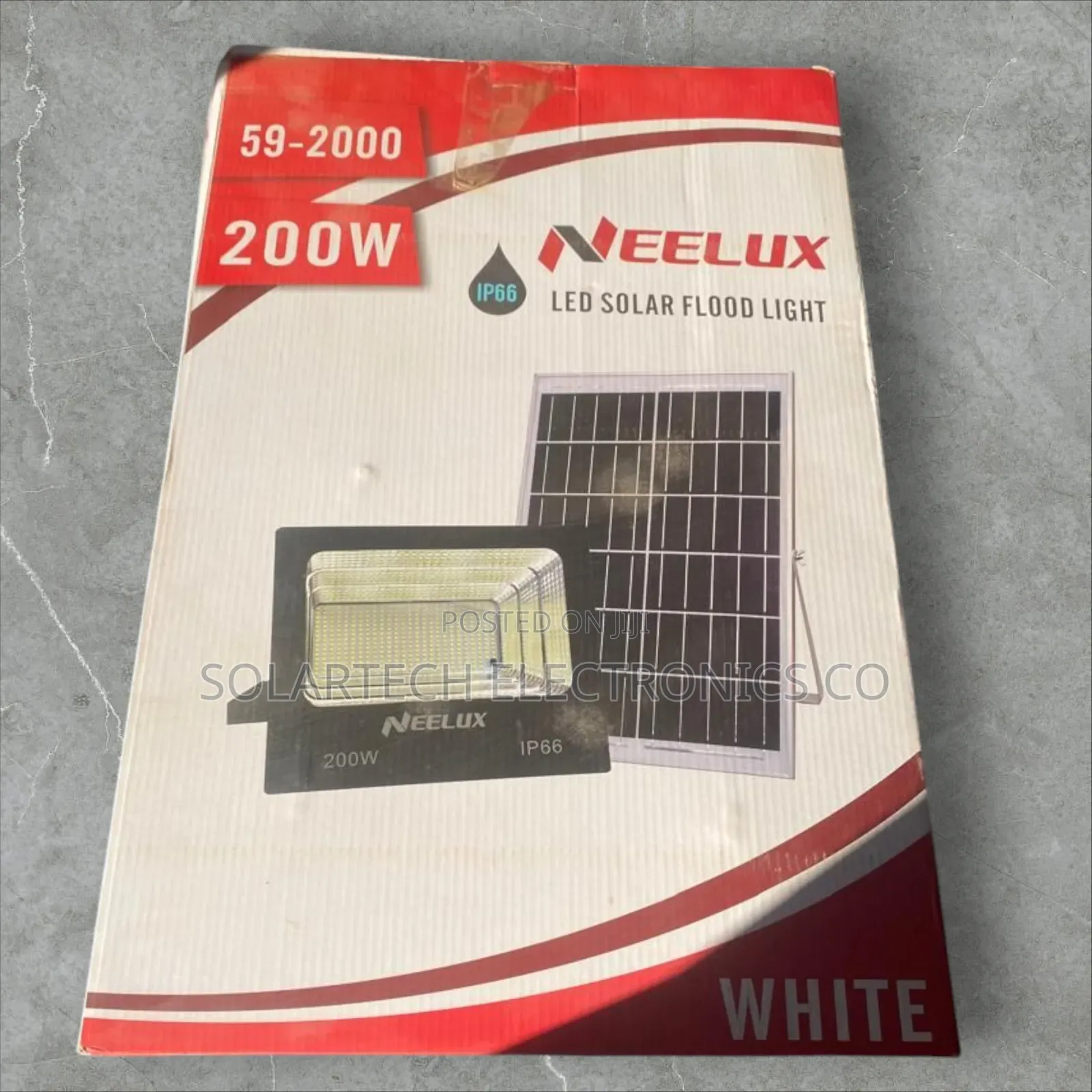 200w Neelux Led Solar Flood Lights/ Lights Till Morning Km