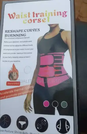 Pink and Black Women Waist Trainer