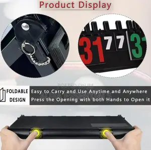 Foldable Portable Flip Scoreboard