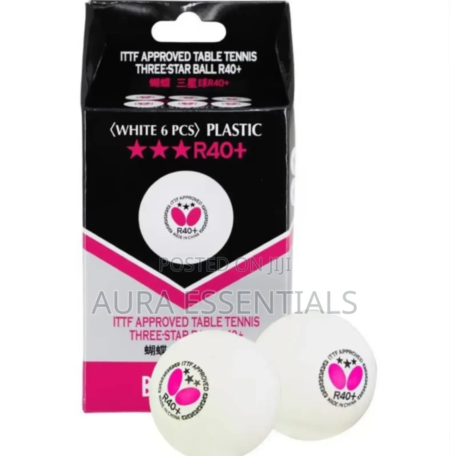 Butterfly R40 Table Tennis Balls 6pcs