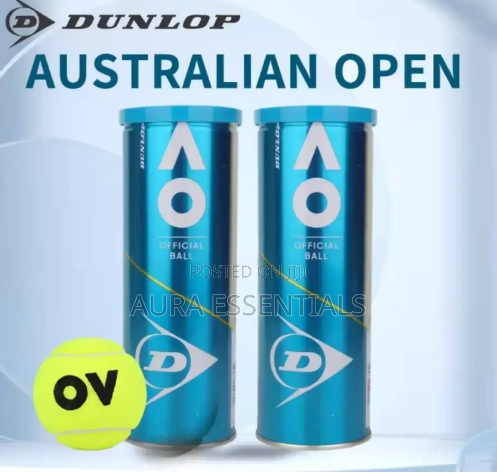 Original Dunlop Rubber Tennis Ball, Size Regular (Green)