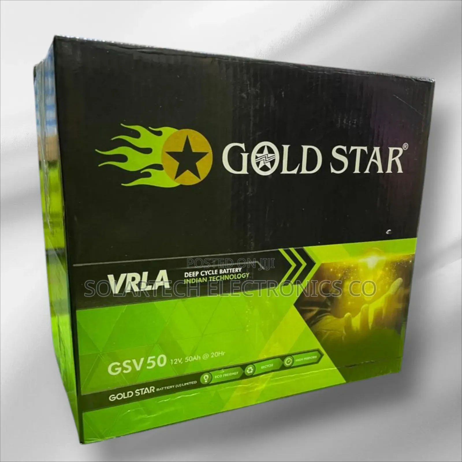 50 Ah Original Gold Star Solar Battery Hakx