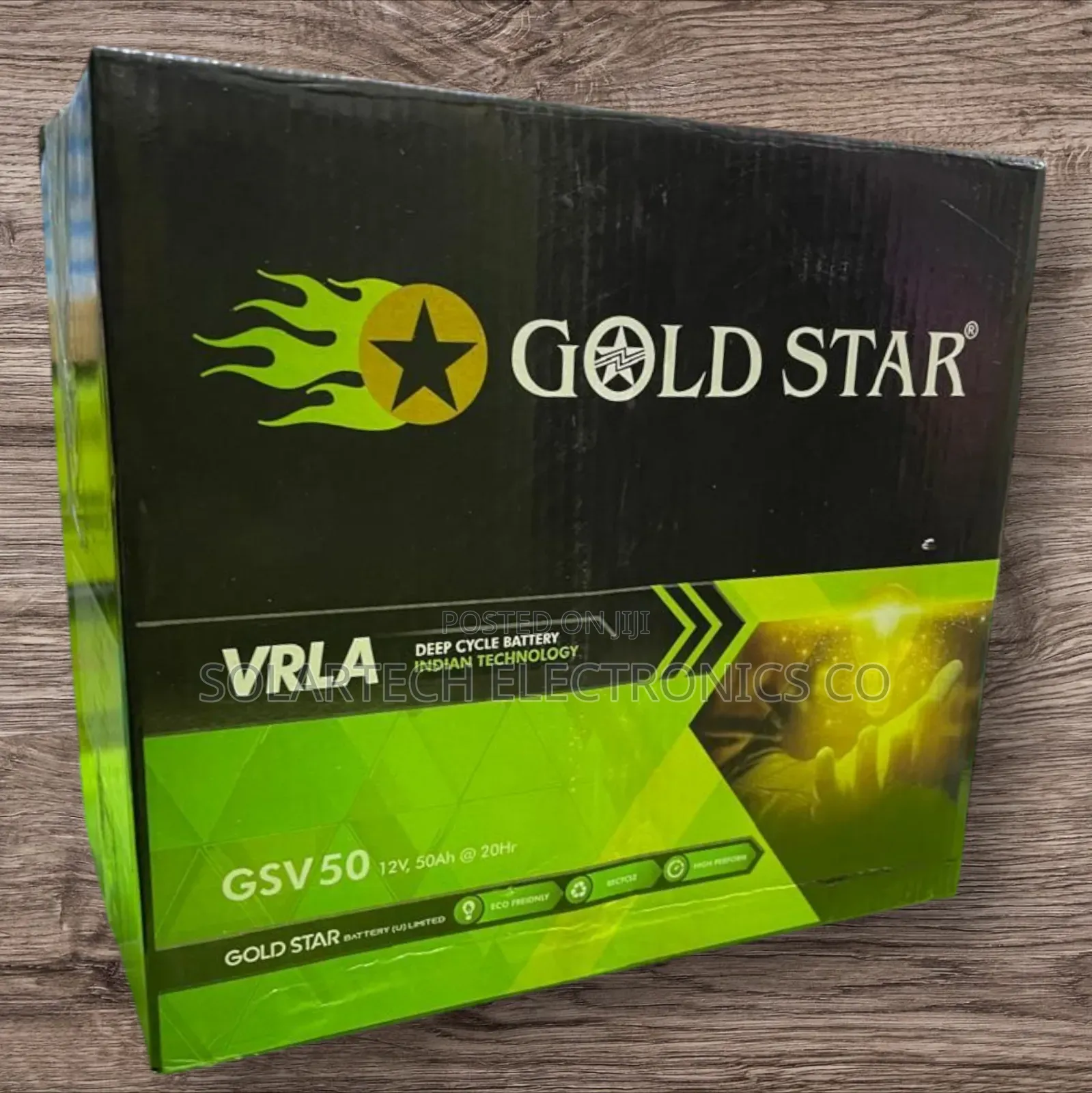 50 Ah Gold Star Solar Powder Battery Ckma