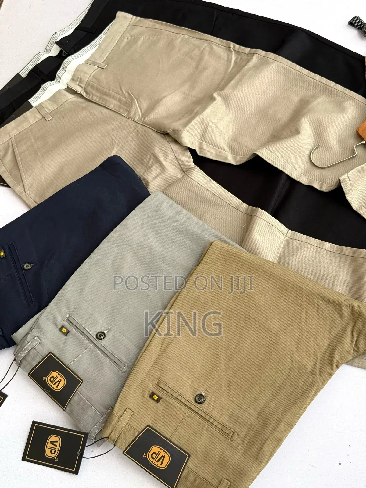 Jux Notch Kaki Trousers