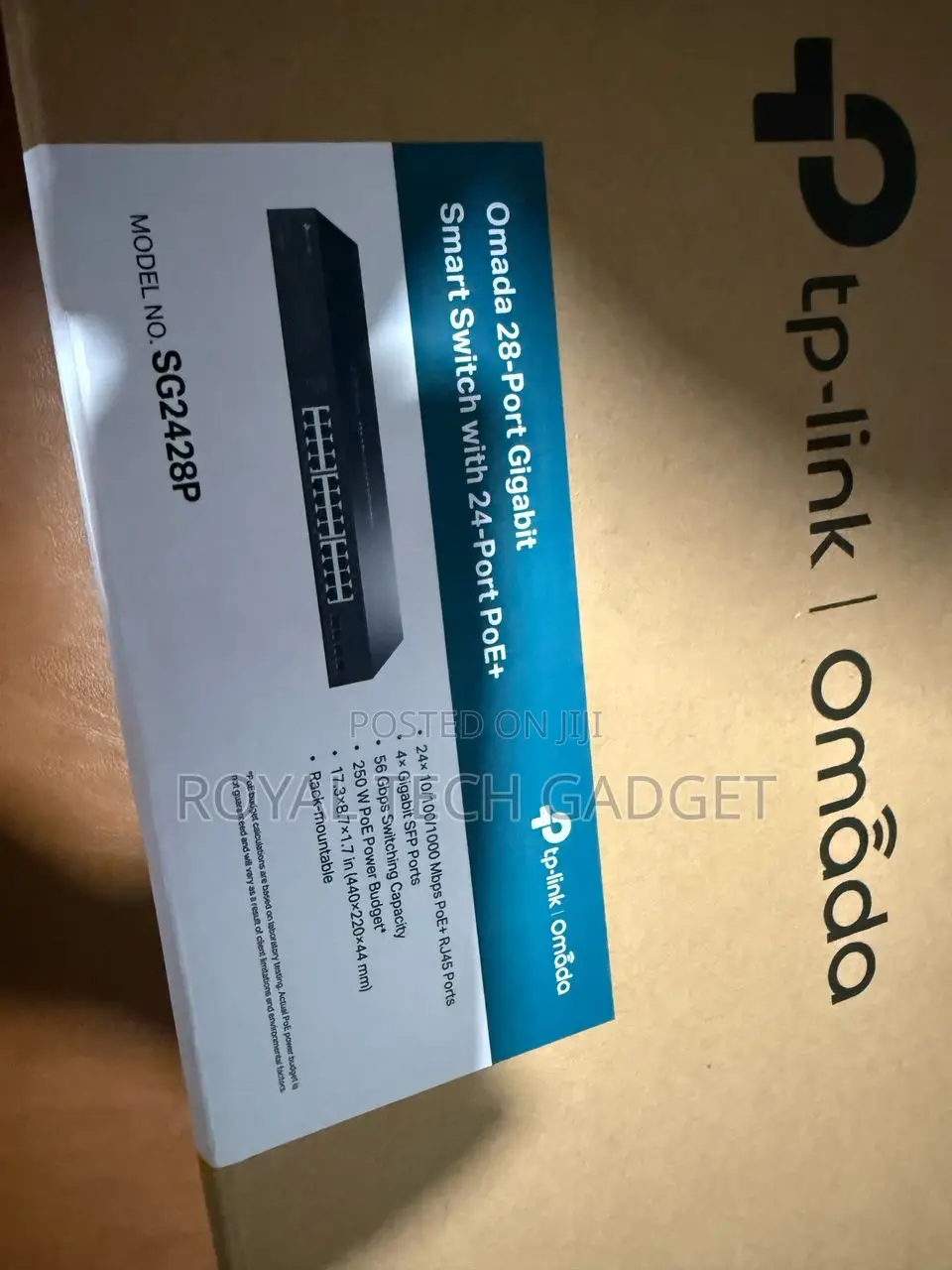 Omada 28 Port Gigabit Smart Switch 24-Port Poe+