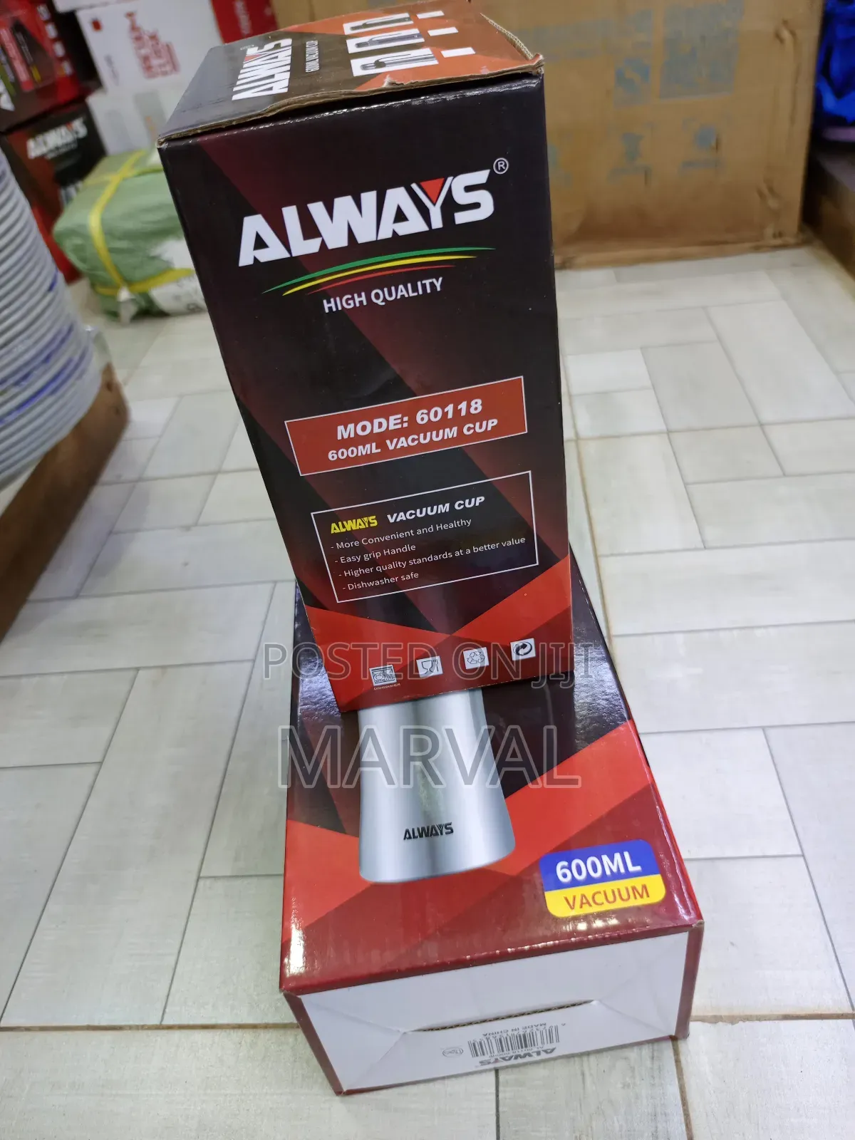 600mls Always Vacuum Cup