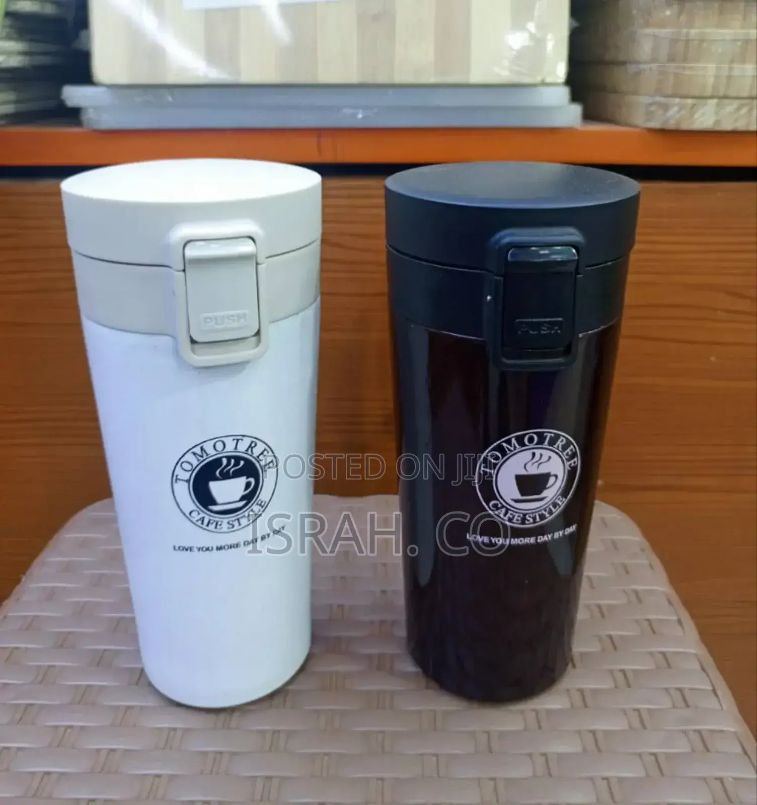 Caka 380ml Stainless Steel Vacuum Flask Coffee Bottle Cups