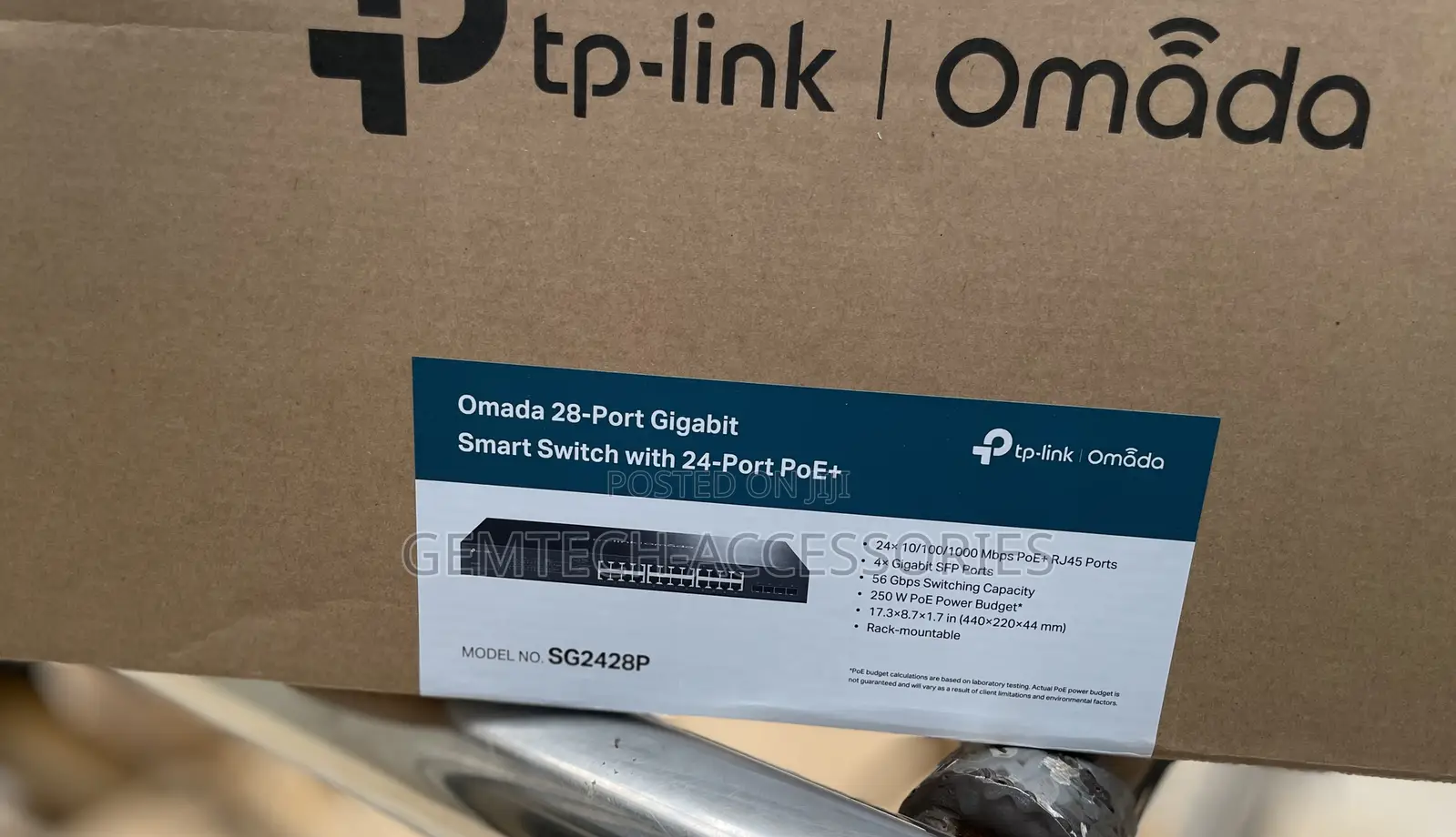 Omada 28-Port Gigabit Smart Switch With 24-Port Poe+