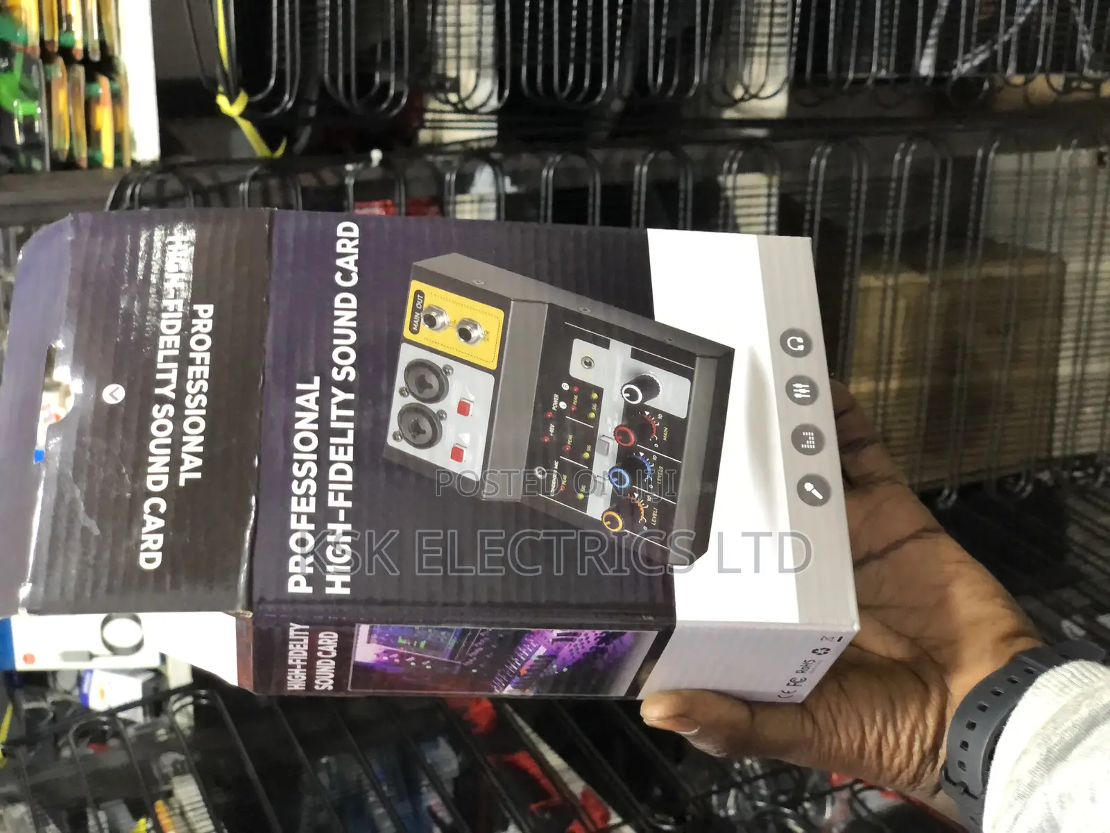 2 Channel Stereo Sound Studio Recording Audio Mixer