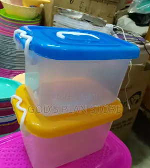 2pcs Plastic Storage Boxes