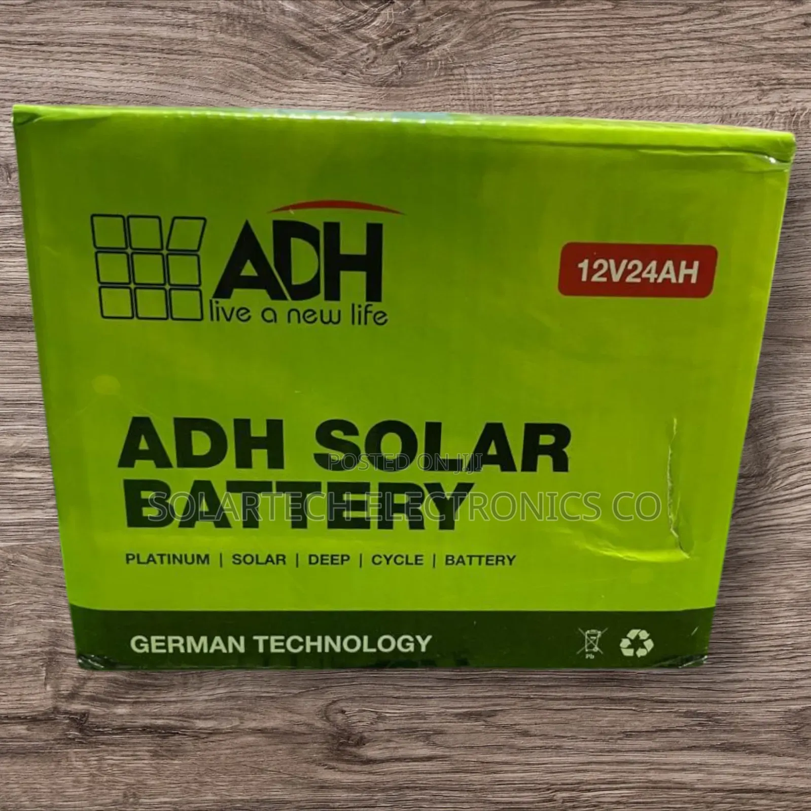 24 Ah Durable Adh Solar Powder Battery Hkmu