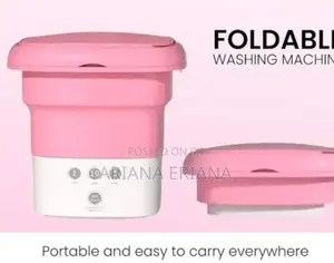 Photo - Electric Portable Foldable Mini Washing Machine