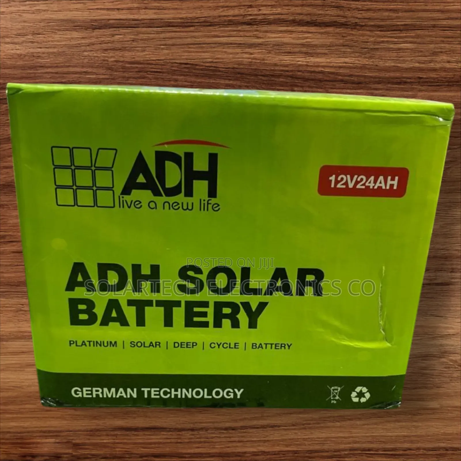 24 Ah Adh Original Solar Powder Battery Qwek