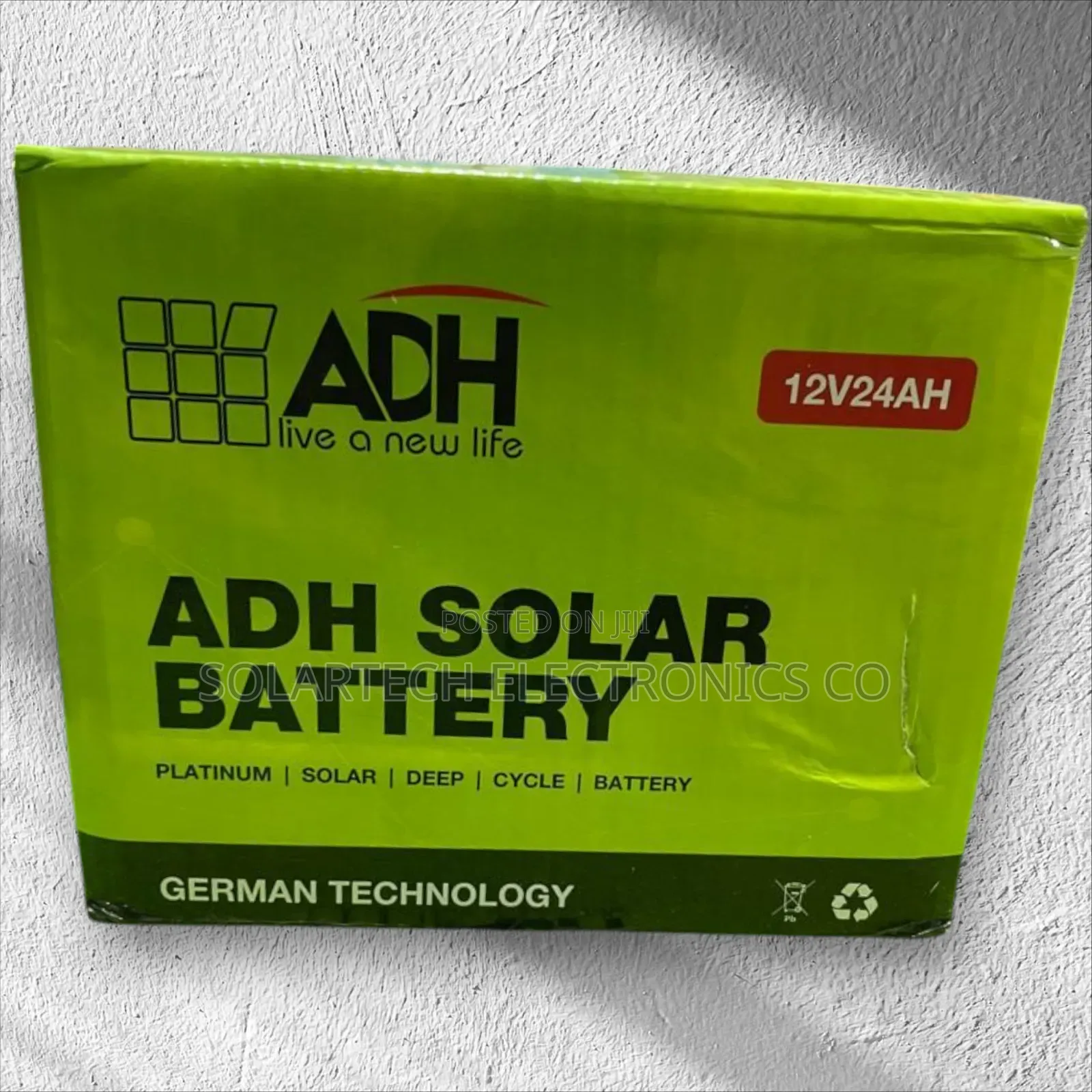 24 Ah Durable Adh Solar Powder Battery Nakn