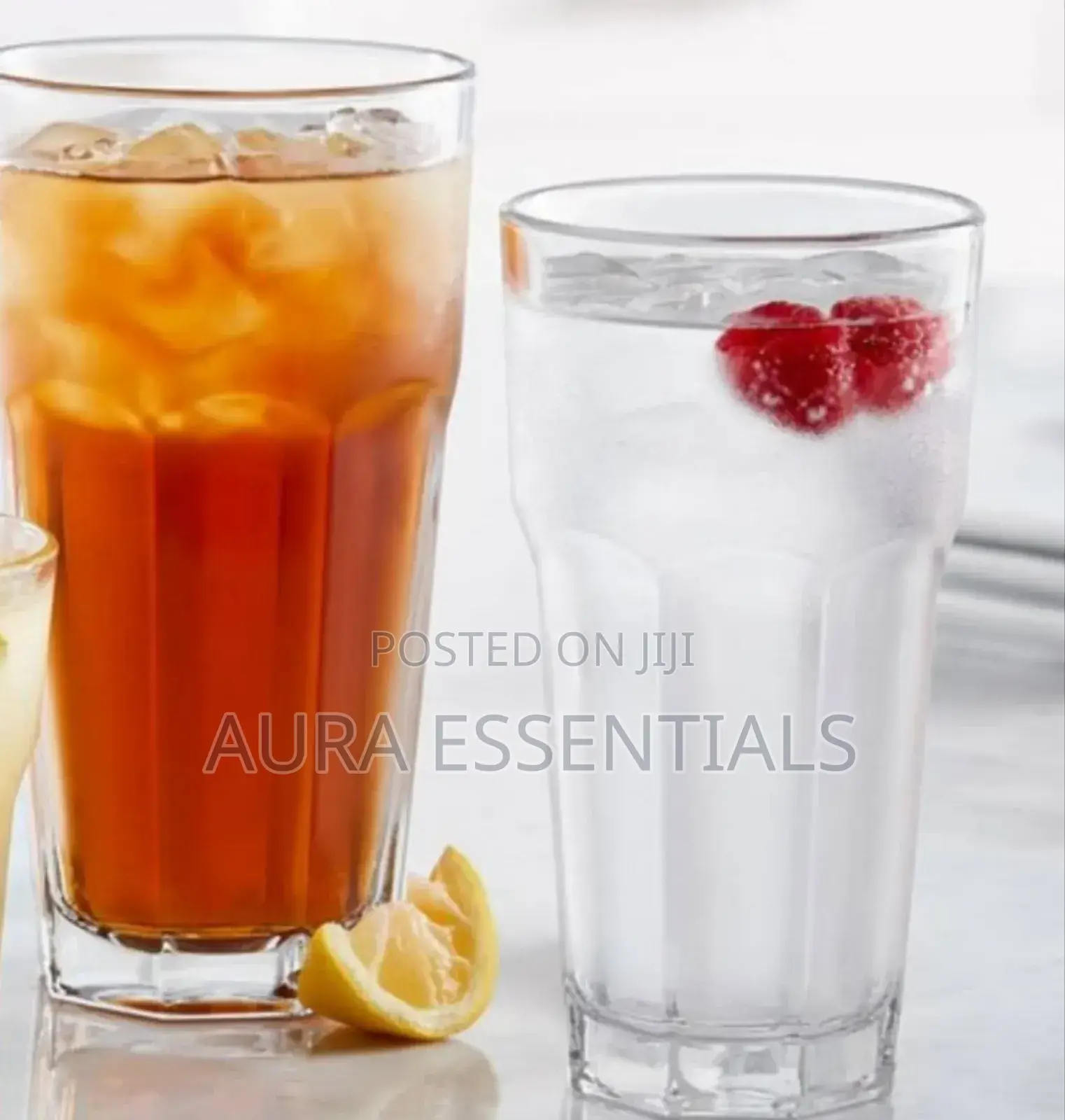 12pcs Unbreakable Acrylic Cocktail Juice Glasses