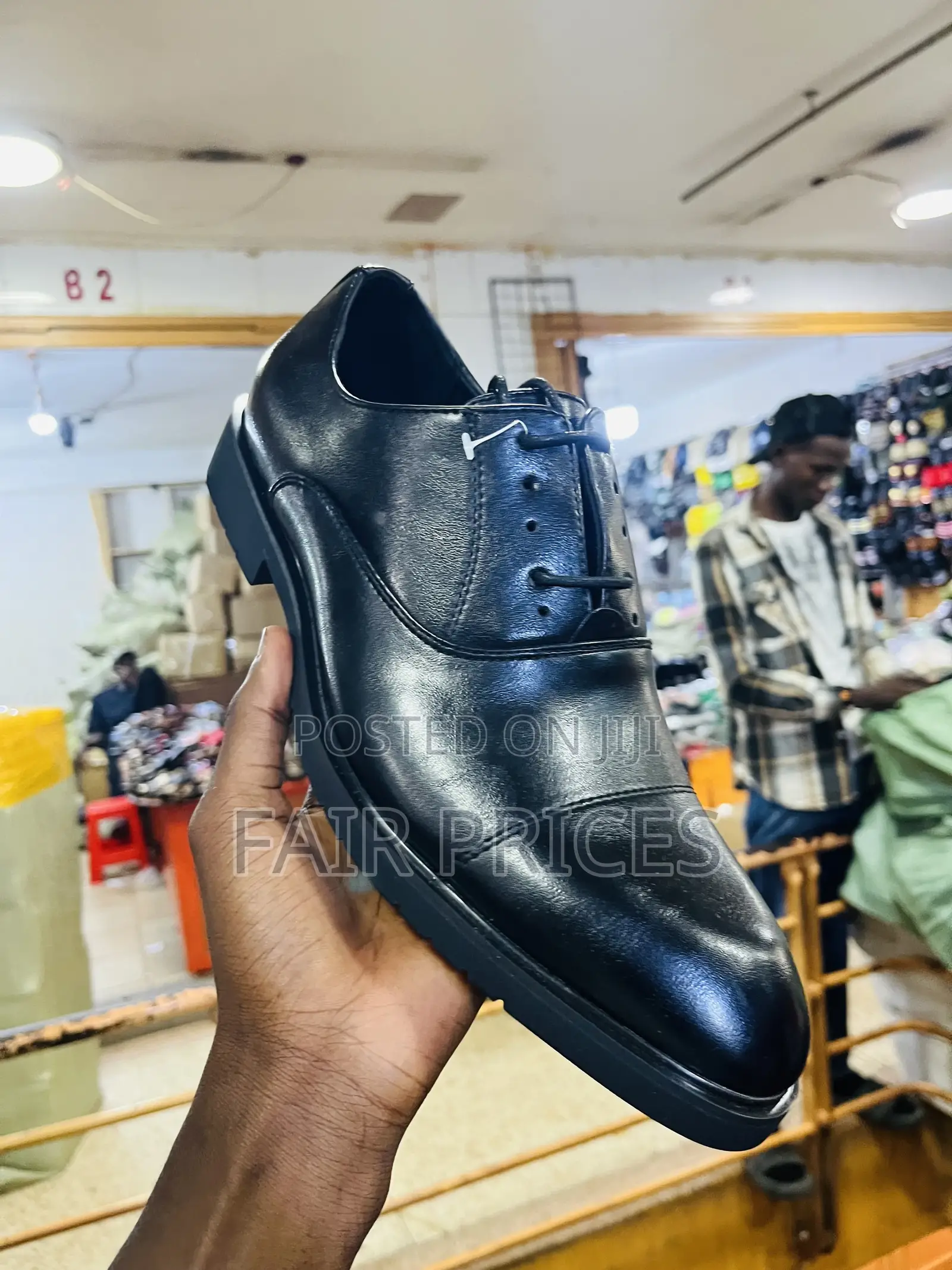 Office Lace Up Shoes Black Size 40-45