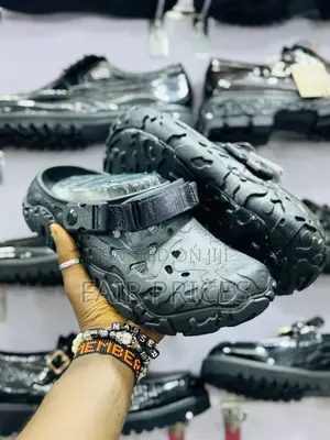Original Crocs Black Green Grey Available