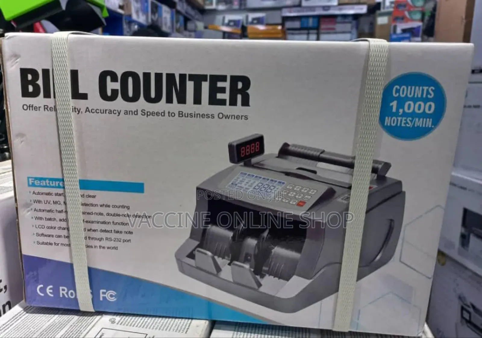 Bill Counter Machine From 1,000 Note/ Bill Counter Machine