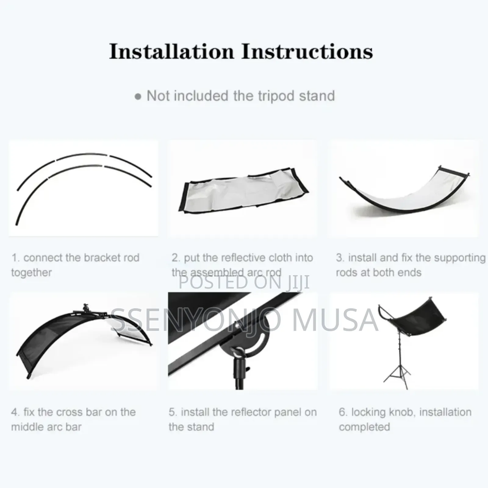 4-in-1 Curved Reflector Panels - Photography