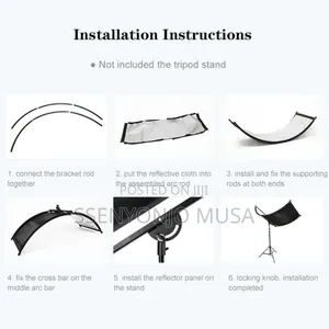 4-in-1 Curved Reflector Panels - Photography