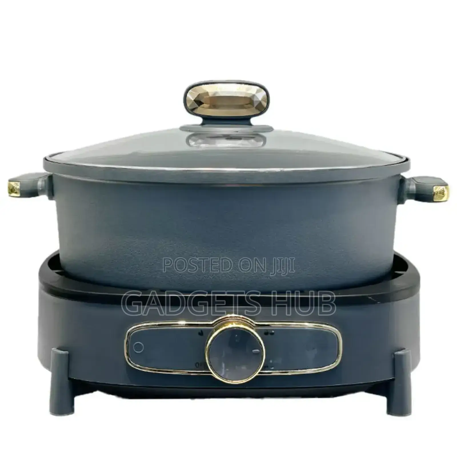 5l Aluminum Electric Skillet Hot Cooking Pot Electric Pan