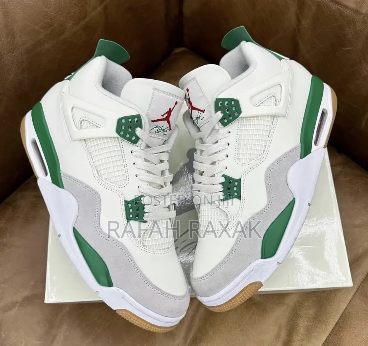 Original Air Jordan 4 Retro X Nike Sb Pine Green Sneaker