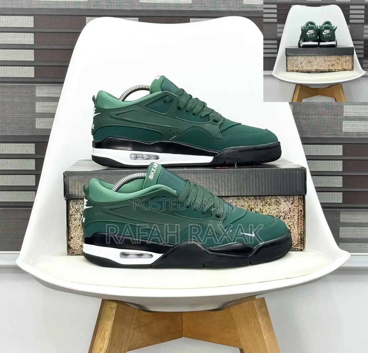 Men’S Nigel Sylvester X Air Jordan 4 Rm Fence Green Sneakers