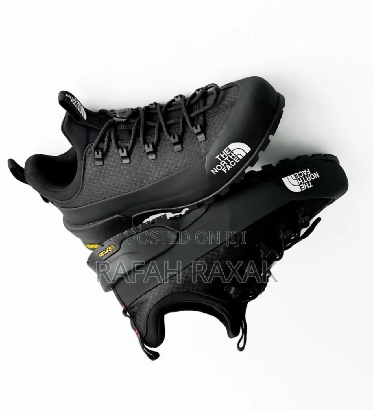 Men’S Black “The North Face” Low Casual Sneakers
