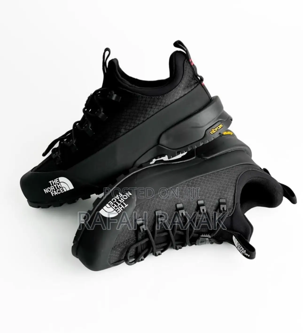 Men’S Black “The North Face” Low Casual Sneakers