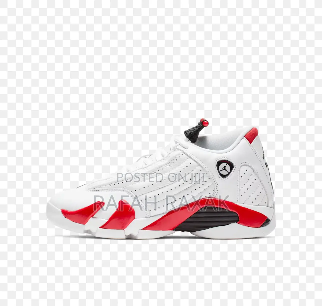 Original White/Red Nike Air Jordan 14 Retro Basketball Shoes