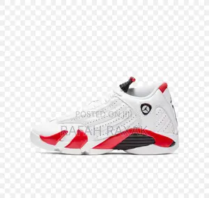 Original White/Red Nike Air Jordan 14 Retro Basketball Shoes
