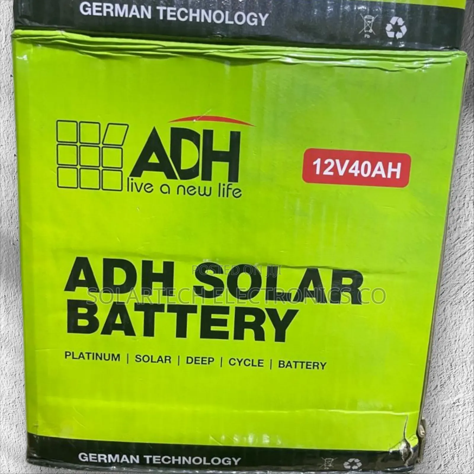 40 Ah Original Adh Solar Powder Battery Pakh