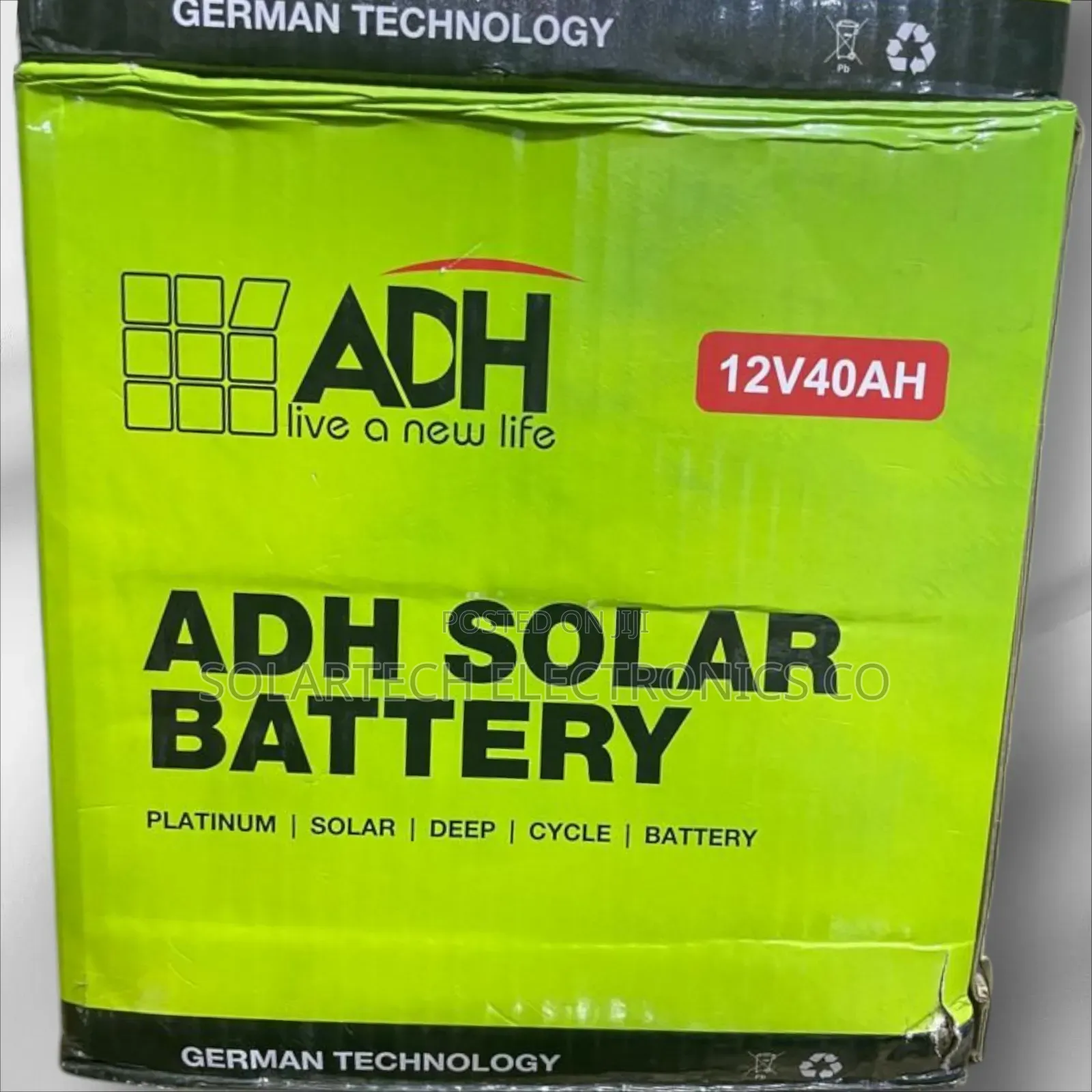 40 Ah Durable Adh Solar Powder Battery Mkwa