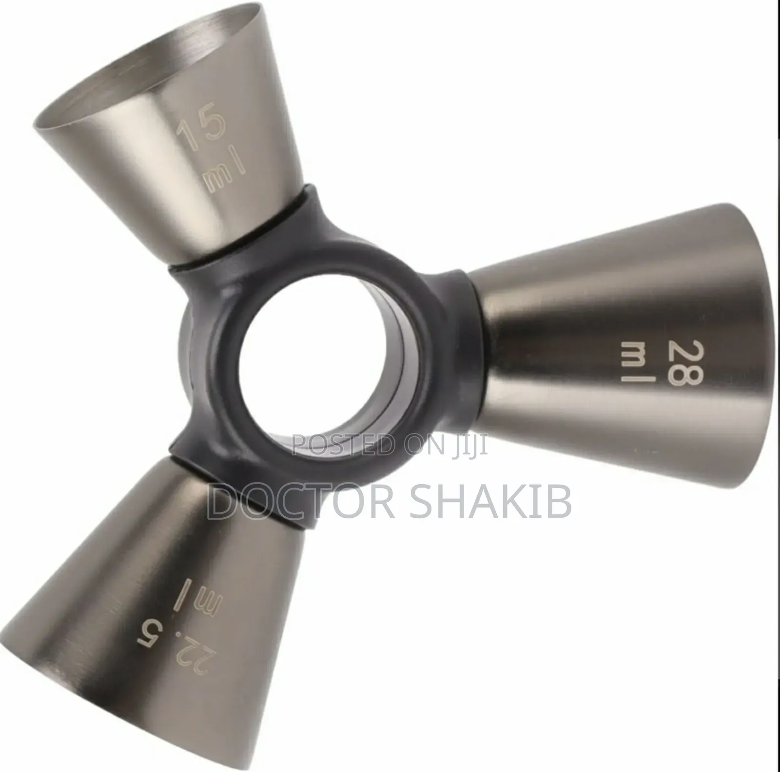 New Stainless Steel 3-End Bar Measuring Cup