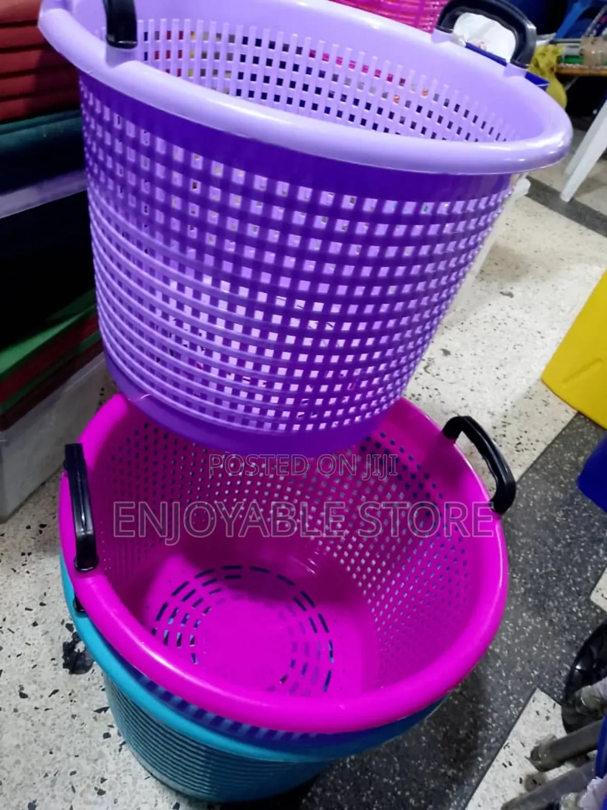 Plastic Laundry Baskets