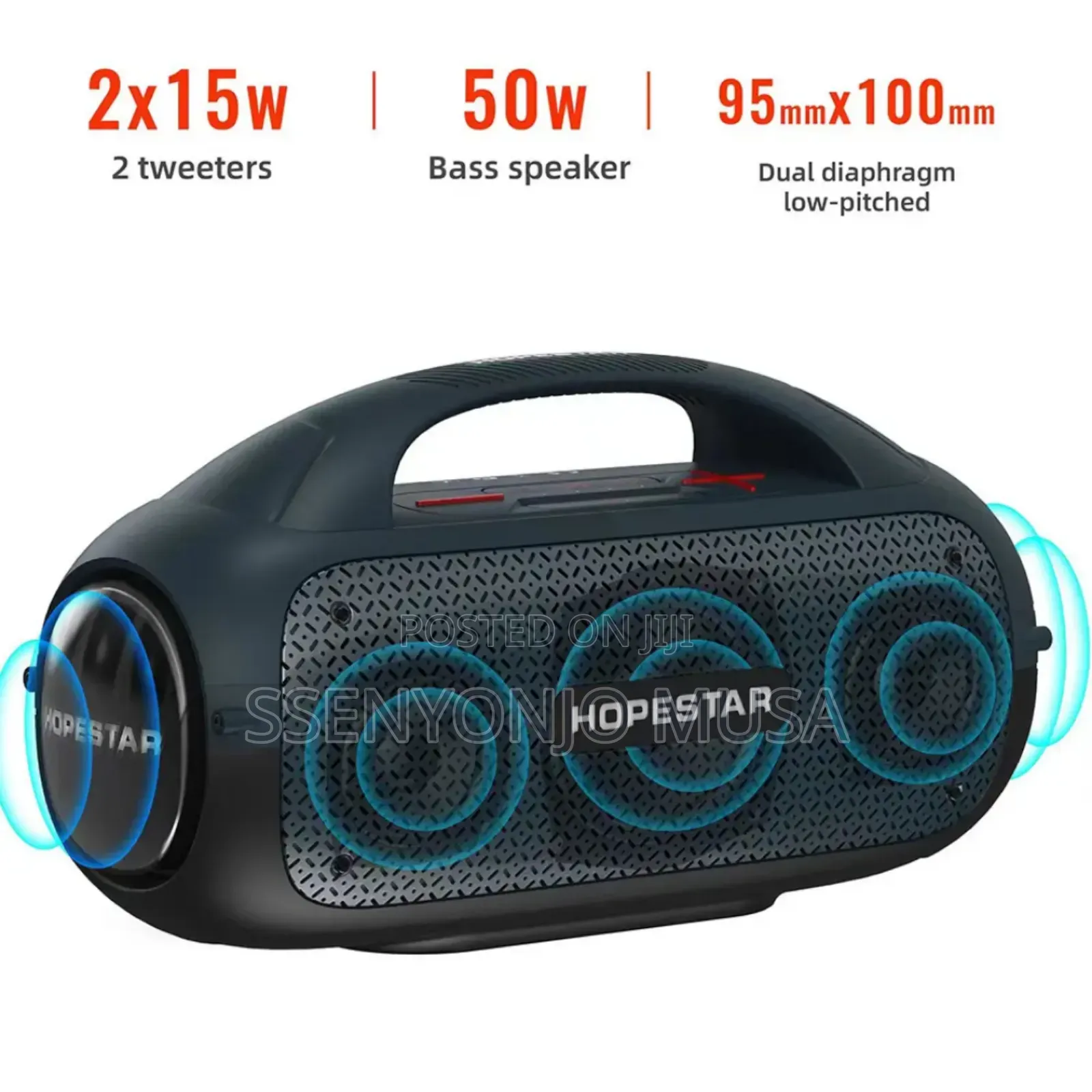 Hopestar-A50 Portable Speaker - 80w High-Power Outdoor Party