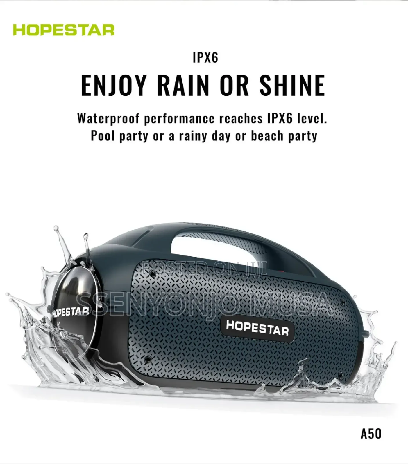 Hopestar-A50 Portable Speaker - 80w High-Power Outdoor Party