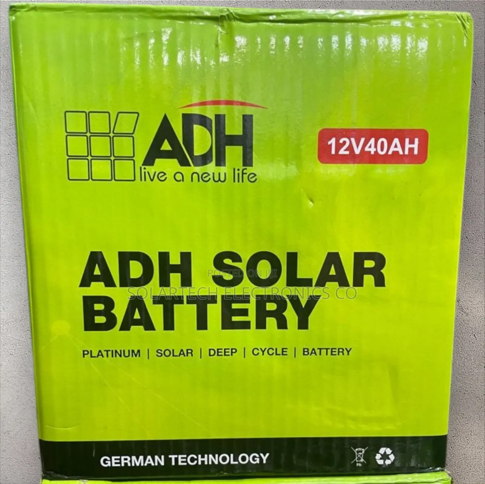 40 Ah Original Adh Solar Powder Battery Bkam